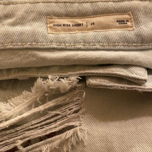 PacSun High Rise Distressed Shorts - Picture 5 of 5